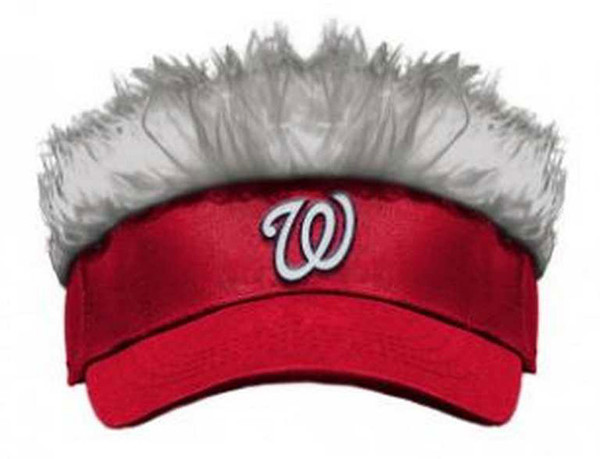 The Northwest Mlb Washington Nationals Flair Hair Baseball Visor