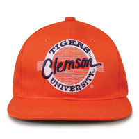 The Game Clemson University Tigers Retro Circle Adjustable Snapback Hat Cap
