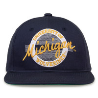 The Game University of Michigan Wolverines Retro Circle Adjustable Snapback Hat