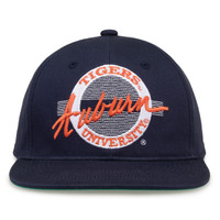 The Game Auburn University Tigers Retro Circle Adjustable Snapback Hat Cap