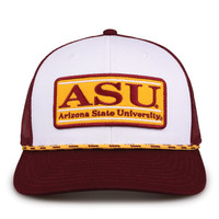 The Game Arizona State University Sun Devils Retro Rope Trucker Snapback Hat Cap
