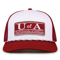The Game University of Alabama Crimson Tide Retro Rope Trucker Snapback Hat Cap