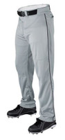 Wilson Men's Relaxed Fit Warp Pant Baseball P200 Adult w/ Piping Color WTA4332
