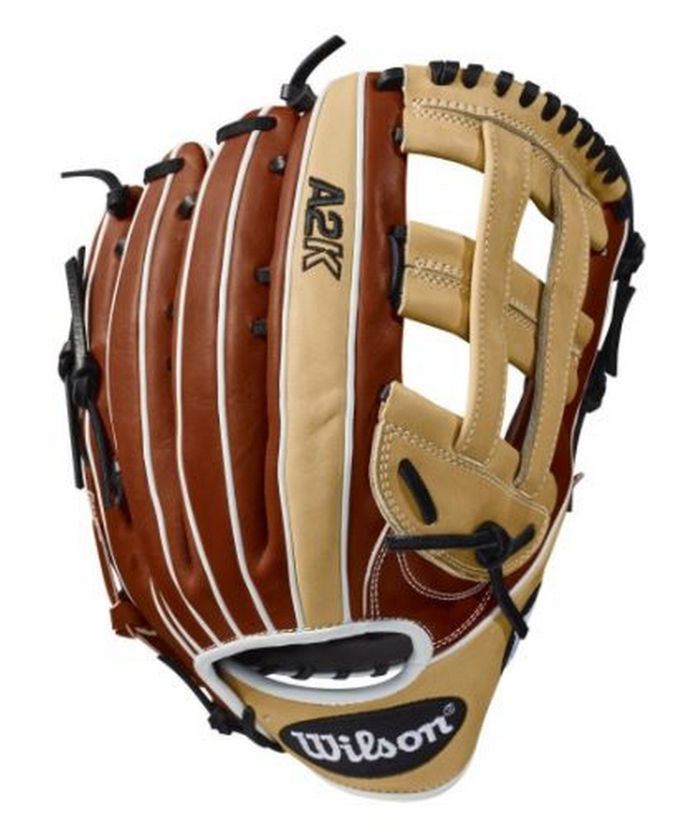 Wilson Baseball Outfield Mitt A2K 1799 12.75" Glove RHT Dual Post