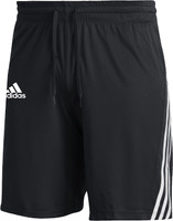 Adidas Men's Standard 3 Stripe Knit Shorts Team Black GM2365