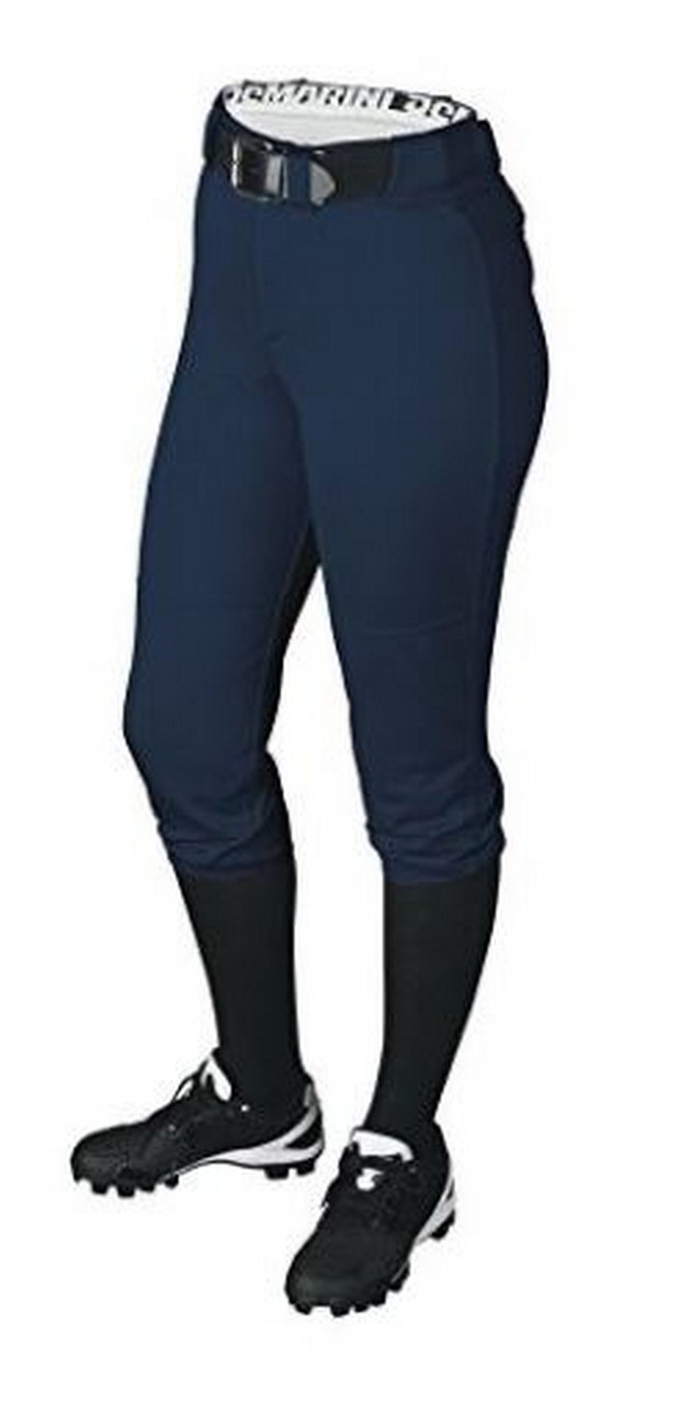 Demarini Girl's Fastpitch Softball Pants Belt Loop Knicker Youth