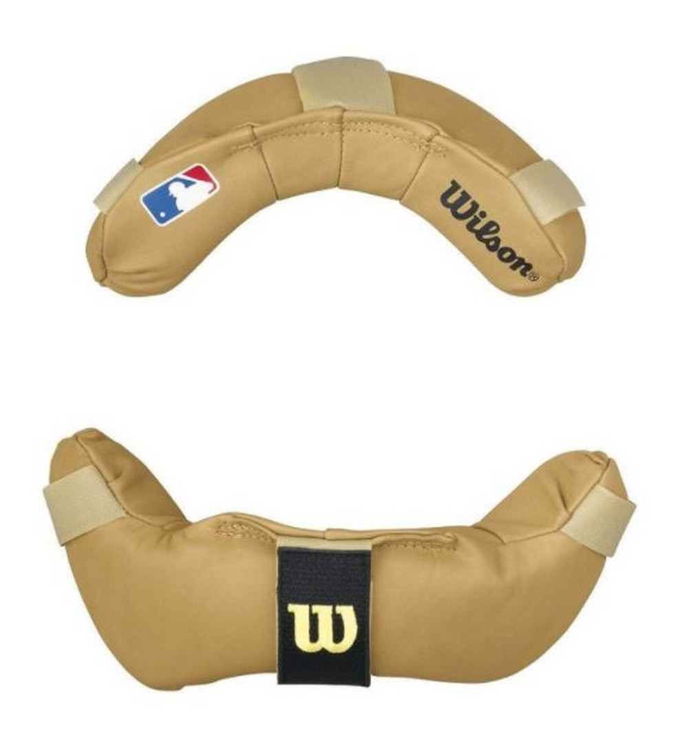 Wilson Umpire Face Mask Replacement Pads Baseball Accessories Tan