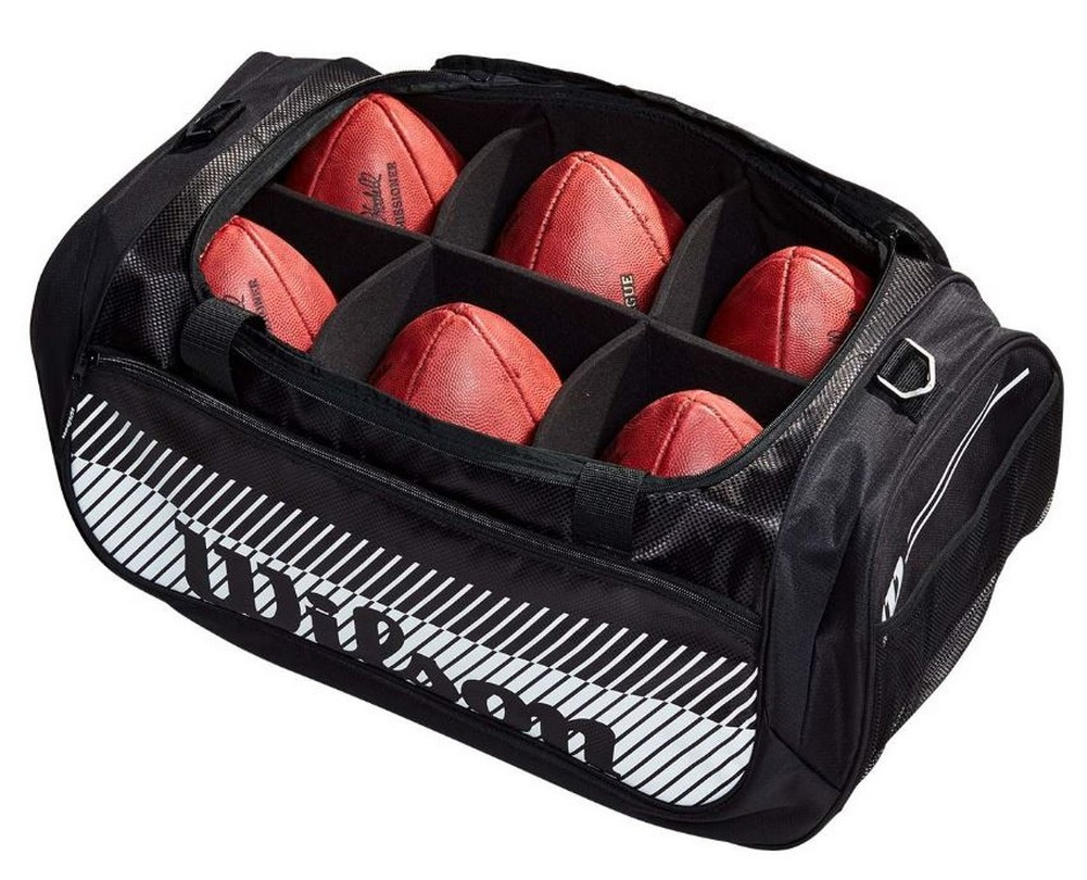 Wilson 6 Football Duffle Bag 24x15x12 Field Practice Training