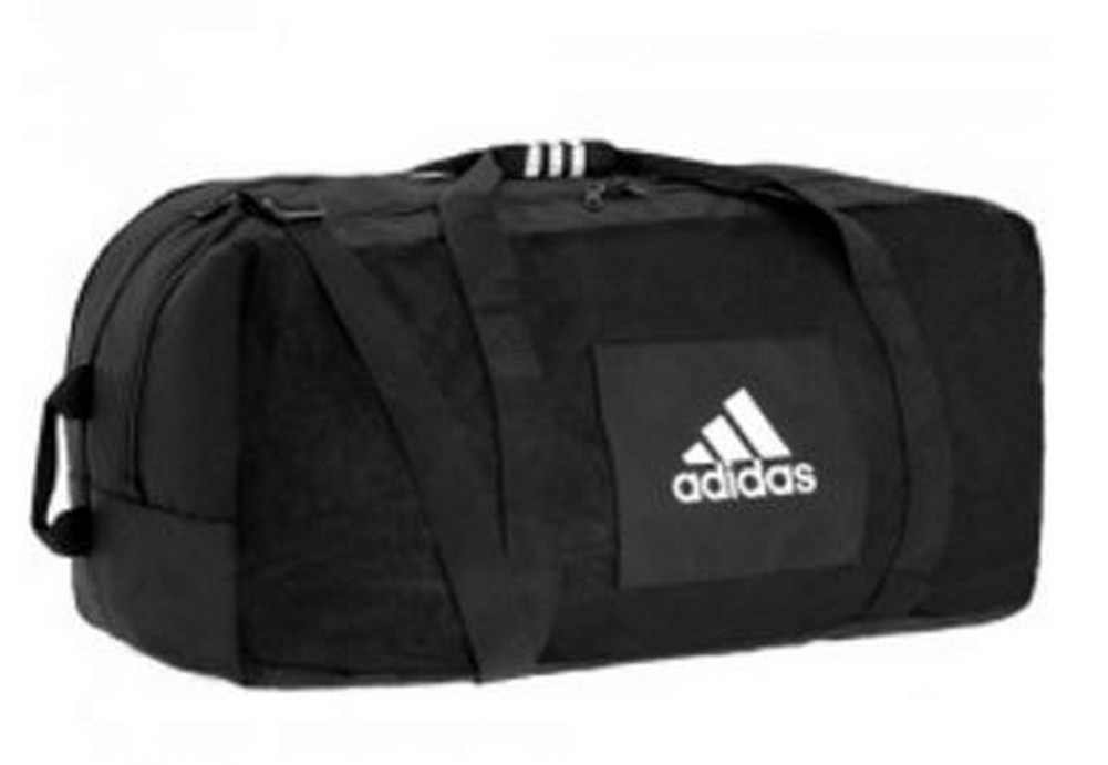 Adidas Team Carry Sport Duffle Duffel Equipment Messenger Bag Black
