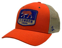 Zephyr Clemson Tigers Menagerie Classic Logo Adjustable Baseball Cap – Orange