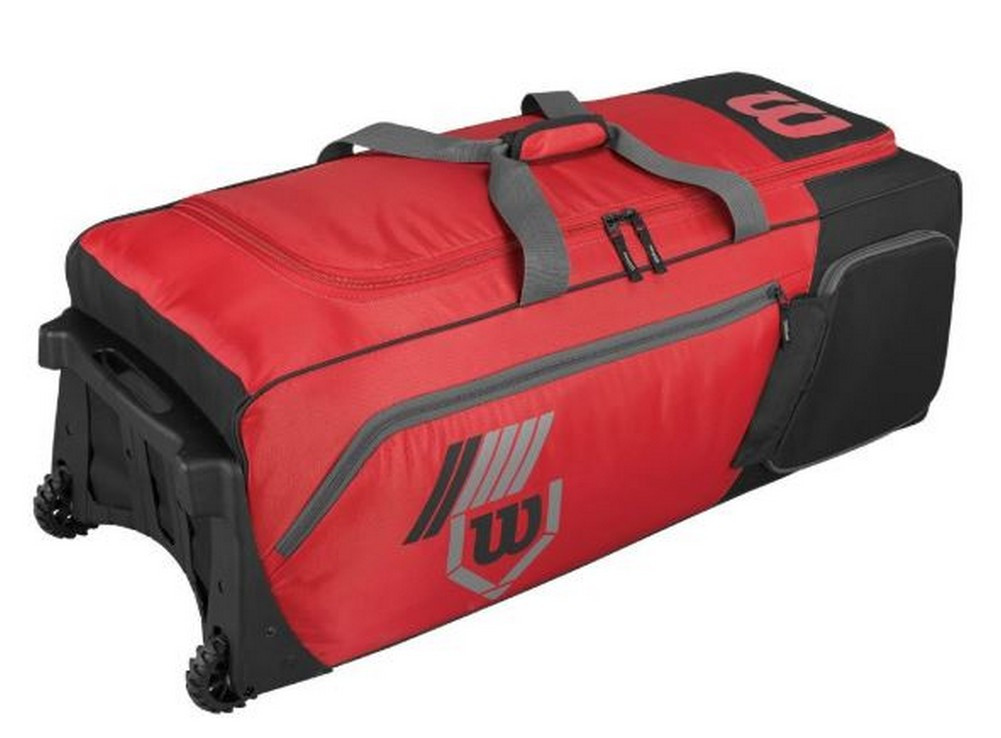 Wilson Pudge 2.0 Wheeled Catcher Equipment Bag Duffel Duffle Baseball WTA9721 Sports Diamond