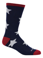 U.S. Army Men's Novelty USA Stars & Stripes Comfort Crew Socks, 1 Pair 7252-NAVY