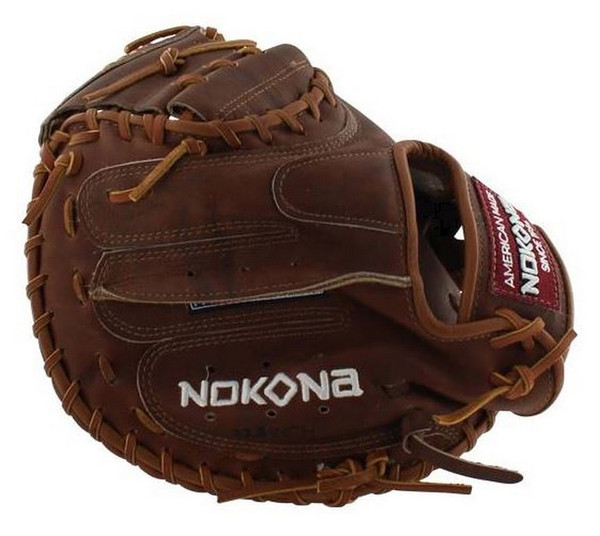 Nokona Walnut Baseball 33.5" Catchers Glove Closed  Left Hand RHT W