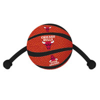 All Star Dogs NBA Chicago Bulls Basketball Toy Plush Ball and Tough Rope Pet Toy