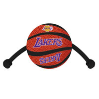 All Star Dogs NBA Los Angeles Lakers Basketball Toy Plush Ball Tuff Rope Pet Toy