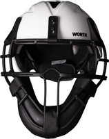 Worth LGTPH Legit Slowpitch Softball Pitchers Helmet Mask, White WLGTPH-W