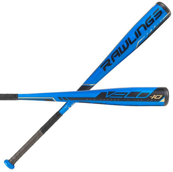Rawlings Jungen ACP Baseball Bat 27 inch 2022 Velo USSSA Baseballschläger | -10 | Hybrid | 68,6 cm | UT1V10, Multi