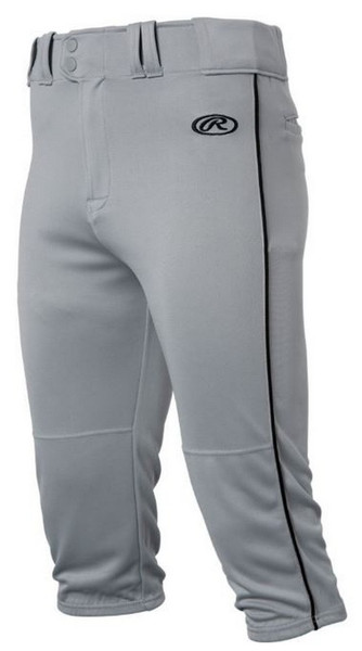 Rawlings Mens Adult Launch Baseball Pants Piped Knicker Short Style Lnchkpp Sports Diamond 2473