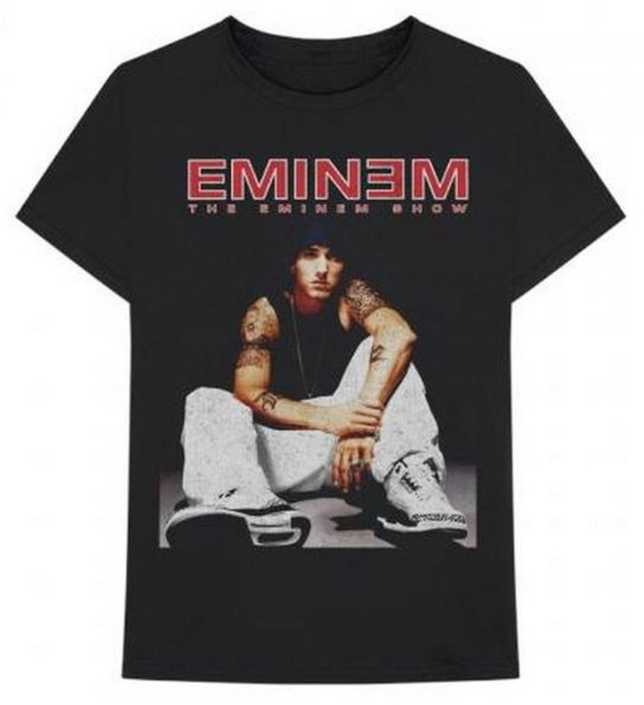 Eminem Seated Show T-Shirt 2002 Album Cover Band Tour Rapper Adult