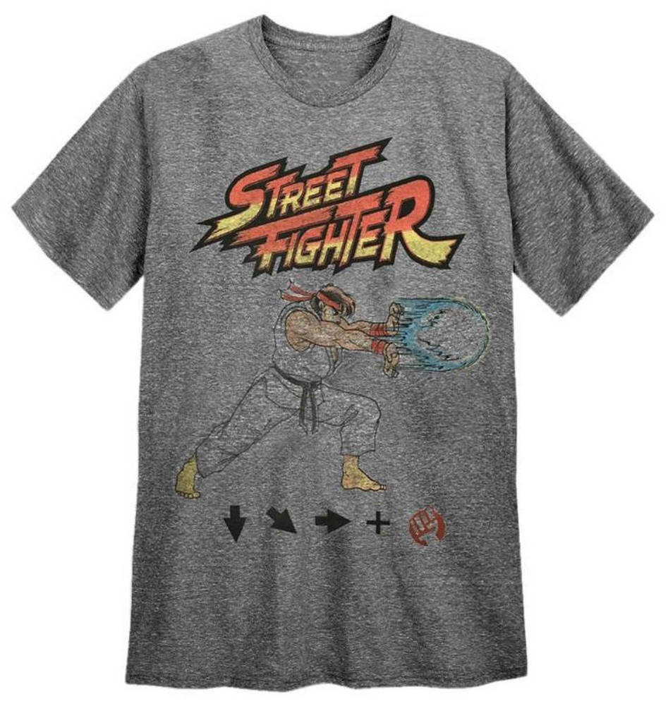 Men's Street Fighter Tee TShirt Video Game Series REXSTREETFIGHTER Sports