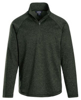 Landway Men's Alpha Heathered 1/4-Zip Pullover Shirt Athletic Color Option CL-39