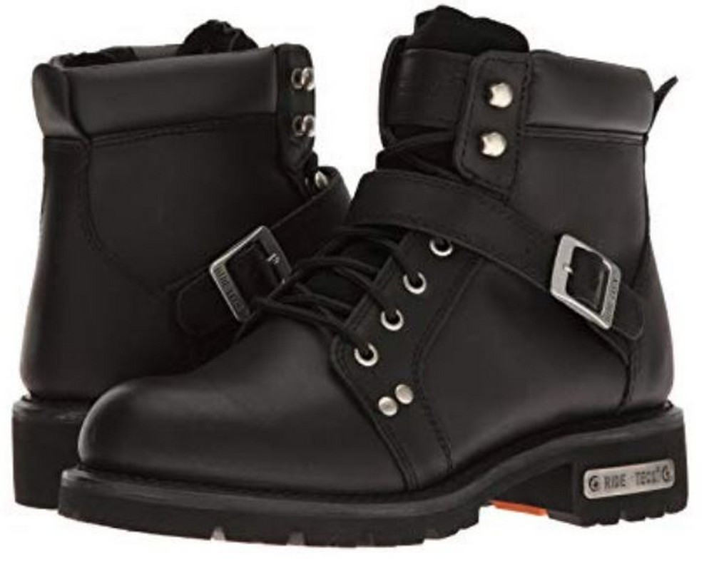 biker zip boots