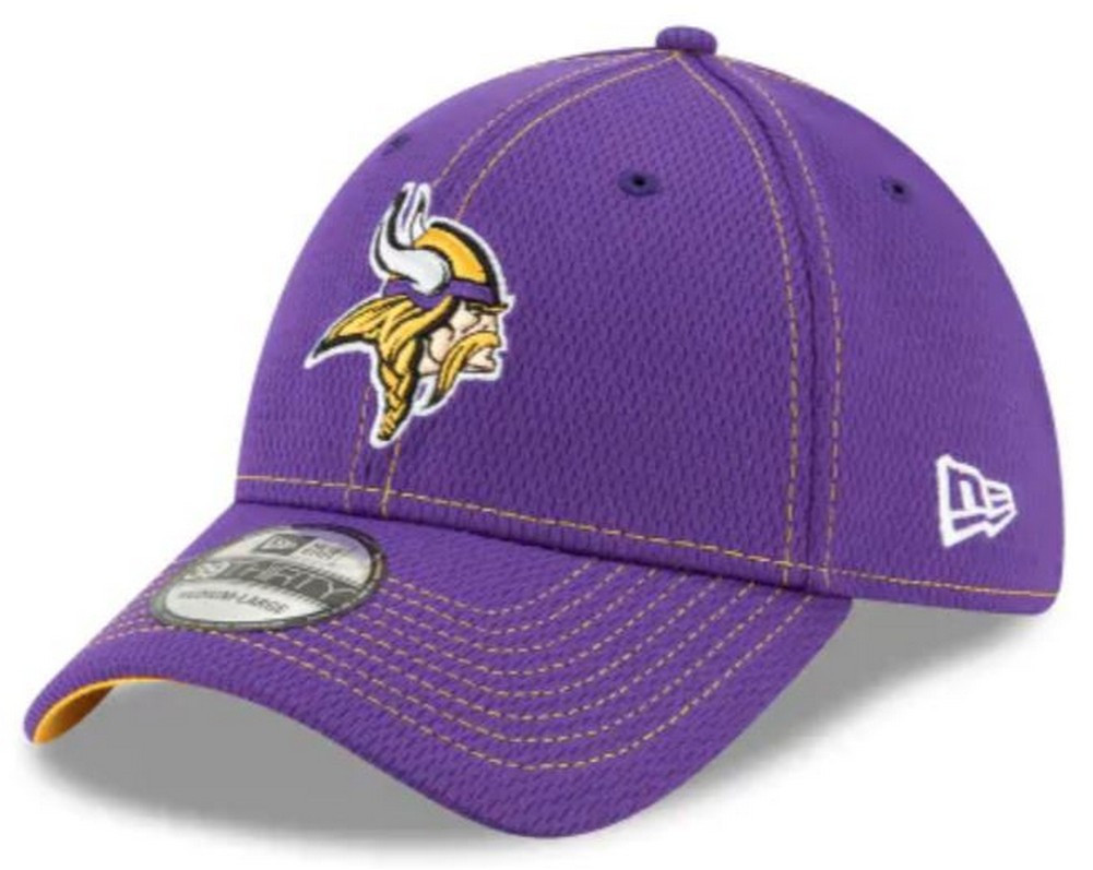 New Era Men's Minnesota Vikings Cap Hat Sideline Road NFL Football 100