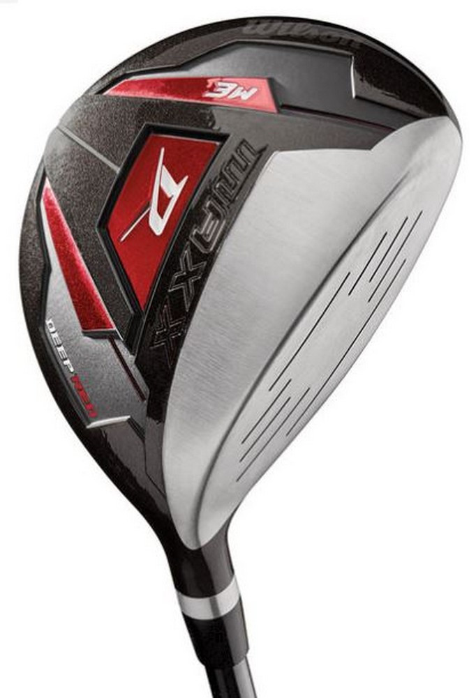 Wilson Mens Deep Red Maxx Titanium Matrix #3 Fairway Wood Golf
