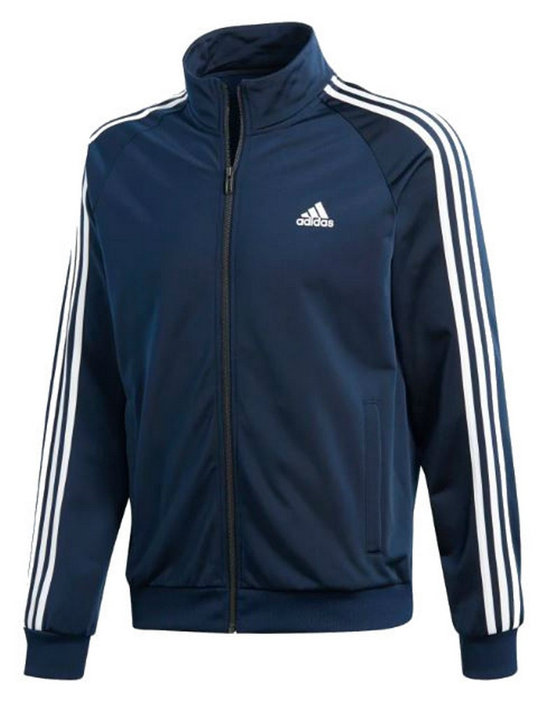 Adidas Men's Collegiate Essentials Track Jacket Zip Warm-Up Suit