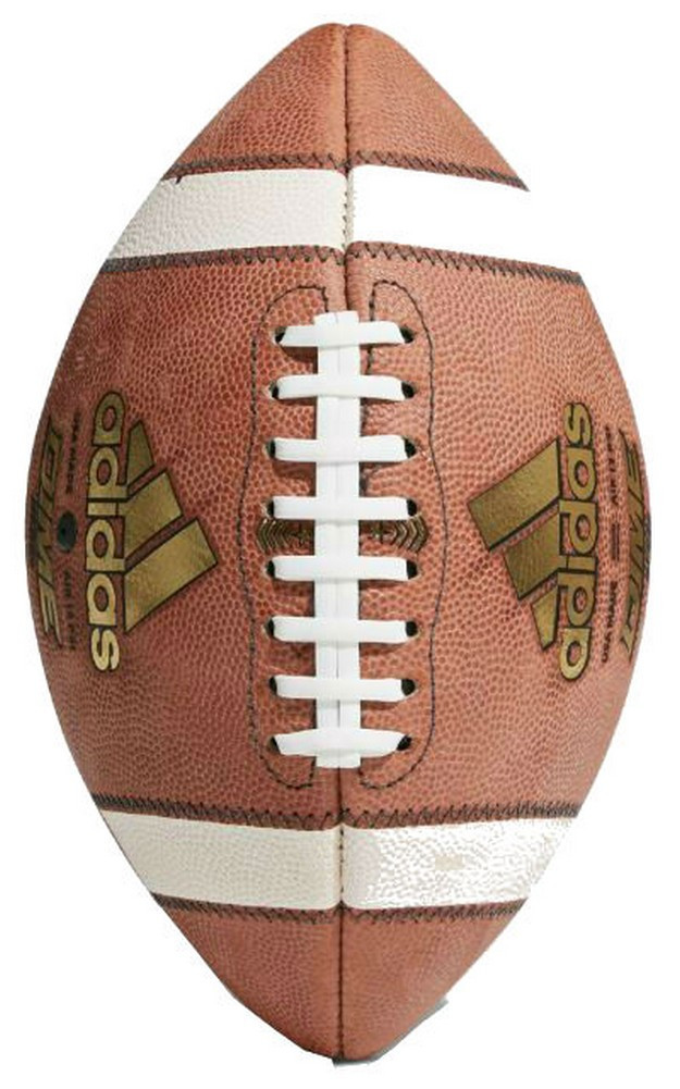 Adidas Dime Leather Football NFHS Stamp Air 13 PSI Official Size Brown