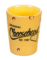 Original Cheesehead Ceramic Cheese Wedge Coffee Mug - Gold