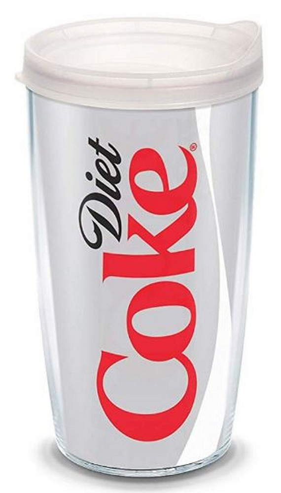 Tervis 16 oz Diet Coke Coca Cola Tumbler Mug Travel Cup w/ Lid