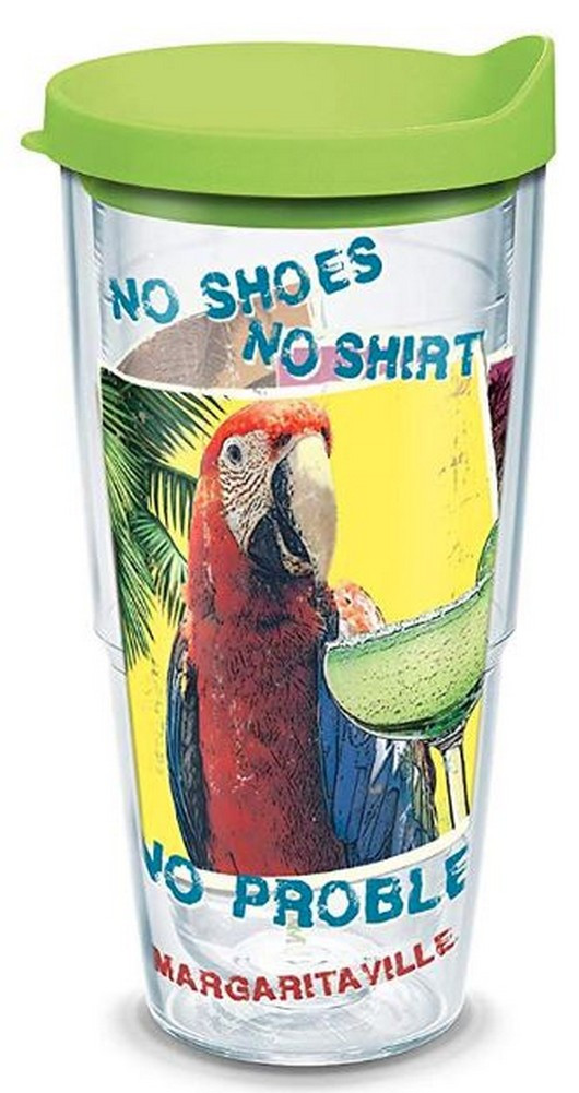 Tervis 24 oz Margaritaville No Problems Tumbler Mug Travel Cup/Lid