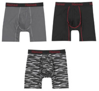 Hanes Mens Comfort Flex Fit Boxer Briefs Mesh Underwear (3 Pk) Pattern/Solid