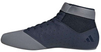 Adidas Men's Mat Hog 2.0 Wrestling Mat Shoe Ankle Strap Wrestler Navy/Gray