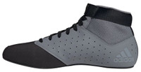 Adidas Men's Mat Hog 2.0 Wrestling Mat Shoe Ankle Strap Gray/Black
