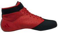 Adidas Men's Mat Hog 2.0 Wrestling Mat Shoe Ankle Strap Red/Black