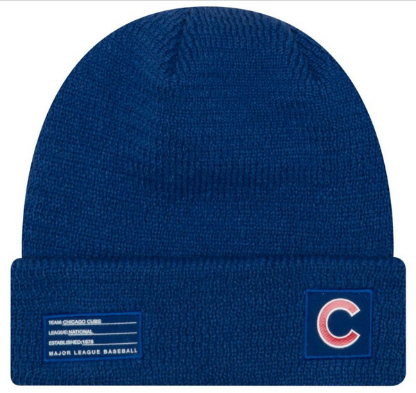 New Era MLB Chicago Cubs Sport Stocking Knit Hat Beanie Cuffed Skull ...
