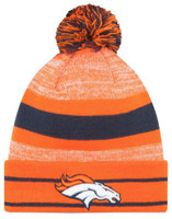 New Era 2019 NFL Denver Broncos Cuff Pom Knit Hat Beanie Stocking Winter Skull