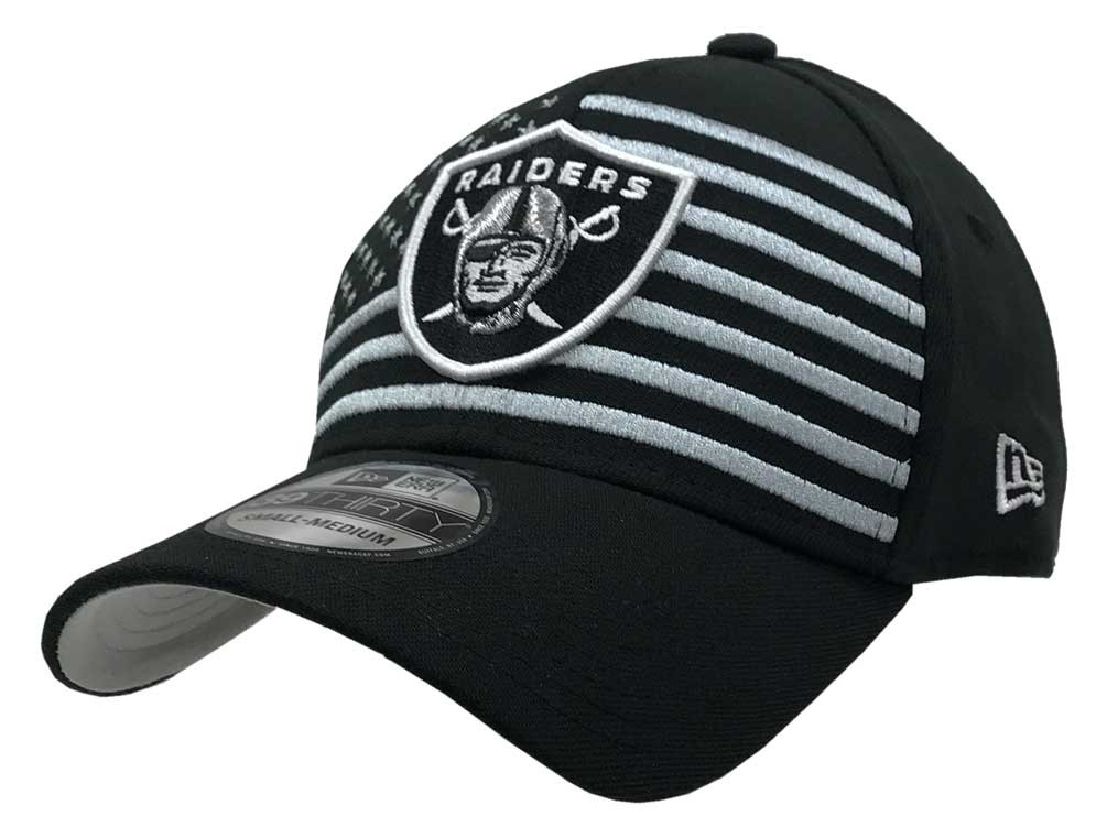 New Era 2019 39Thirty NFL Oakland Raider Draft Hat Cap City Flag Detail ...