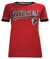New Era Women's NFL Atlanta Falcons Crew Neck T-Shirt Short Sleeve Tee 70014L