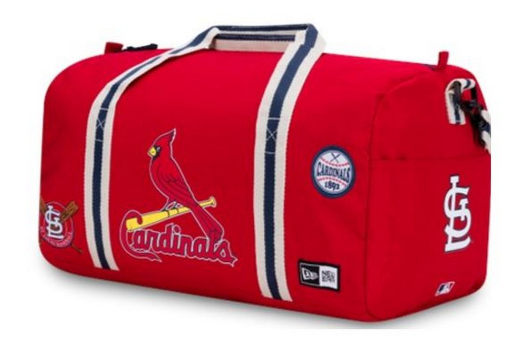 New Era St. Louis Cardinals Heritage Patch Small Duffel Bag MLB Red 11316926