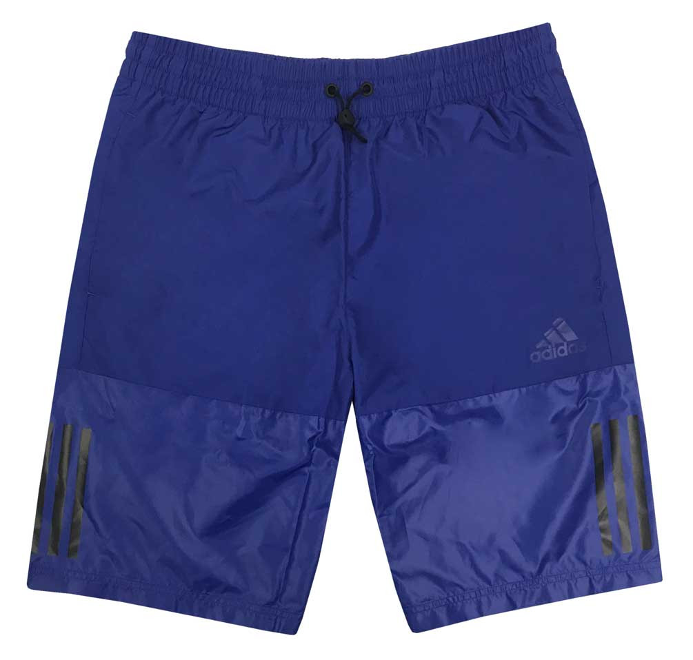 Adidas Mens Adult Utility Athletic Wind Short Triple Stripe Pockets Royal  DU1966 - Sports Diamond