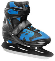 Roces Boys Jokey 2.0  Figure Ice Skate Superior Italian Adjustable Black/Blue