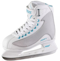 Roces Women's RSK 2 Figure Ice Skates Lace-Up Superior Italian White/Gray/Blue