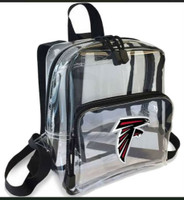 The Northwest NFL Atlanta Falcons Clear Stadium Approved Mini Backpack X-Ray Style