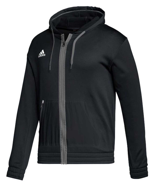 adidas ジップ　パーカー Adidas Men's Full Zip Performance Aeroready Hooded Jacket – Black