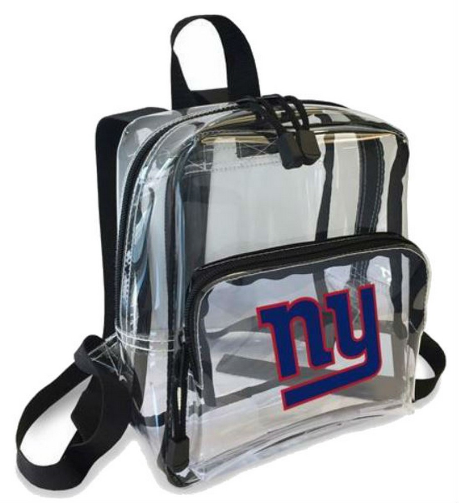 The Northwest NFL New York Giants Clear Stadium Approved Mini Backpack  X-Ray Style Sports Diamond