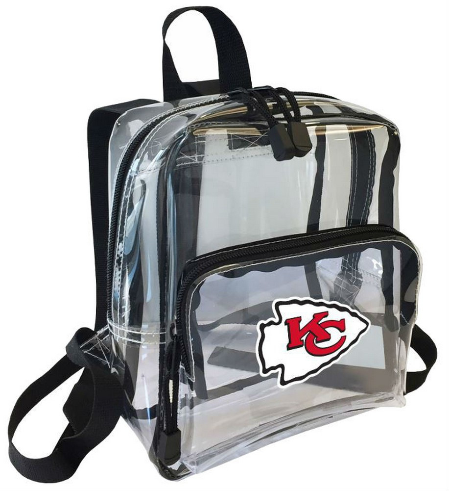 Northwest NFL Kansas City Chiefs Clear Stadium Approved Mini Backpack X