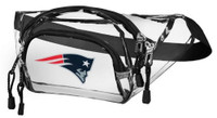 The Northwest NFL New England Patriots Clear Transport Belt Bag Fanny Pack See-thru